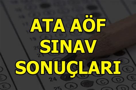 Açıköğretim sistemi çevrimiçi (online) sınav uygulaması hakkında bilgiler (video). Ata Aöf Sınav Sonuçları / Ata Aof Sinav Sonuclari Ne Zaman ...