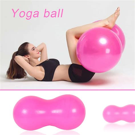 Fitness Balance Peanut Yoga Balls Pilates Gym Pvc Exercising Pilates Workout Massage Ball For