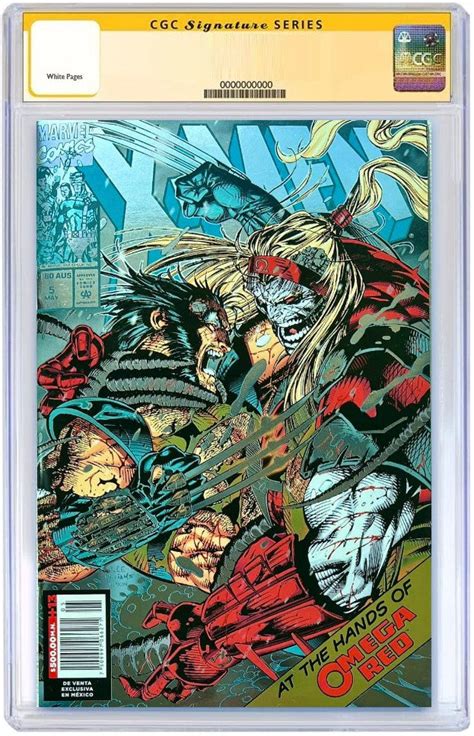 X Men 5 Jim Lee Mexican Foil Variant Limited To 1000 Copies With Numb