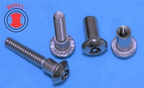 T27 Stainless Steel Six Lobe With A Pin Sex Bolts 10 24x1 2 5 8 10sets Ebay