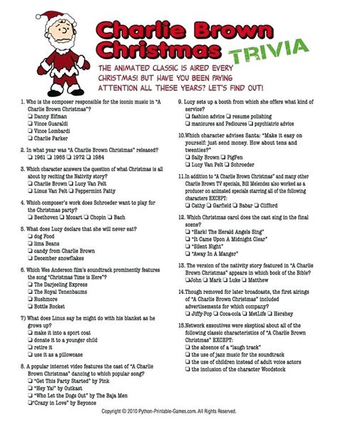 Questions range from easy to hard and are followed by a full list of answers so you can check how well you did. 56 Interesting Christmas Trivia | KittyBabyLove.com