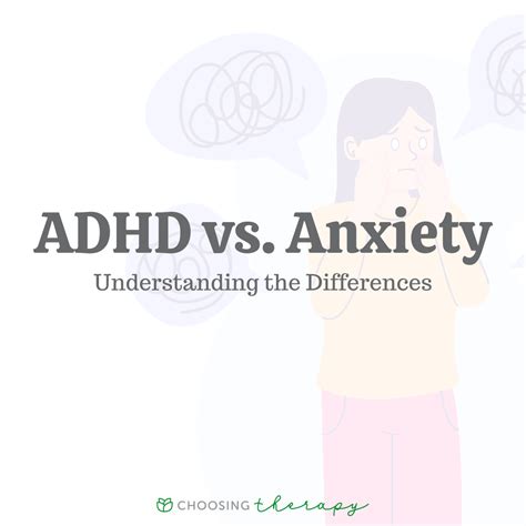 Differences Between Adhd And Anxiety