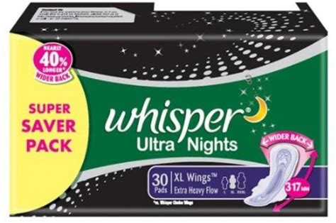 Whisper Ultra Nights Extra Heavy Flow Sanitary Pad Buy Women Hygiene