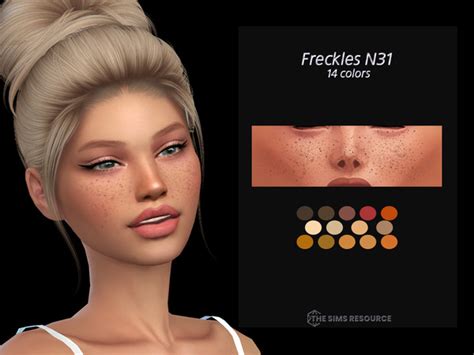 The Sims Resource Freckles N31