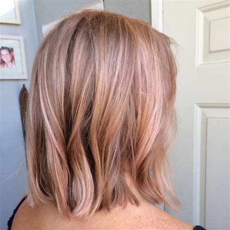 Rose Gold Hair Pink Hair Wella Instamatics Lob Long Bob Balayage