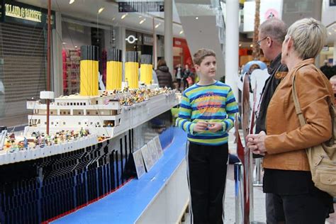 Autistic Boy Builds Largest Titanic Replica Made Of Lego