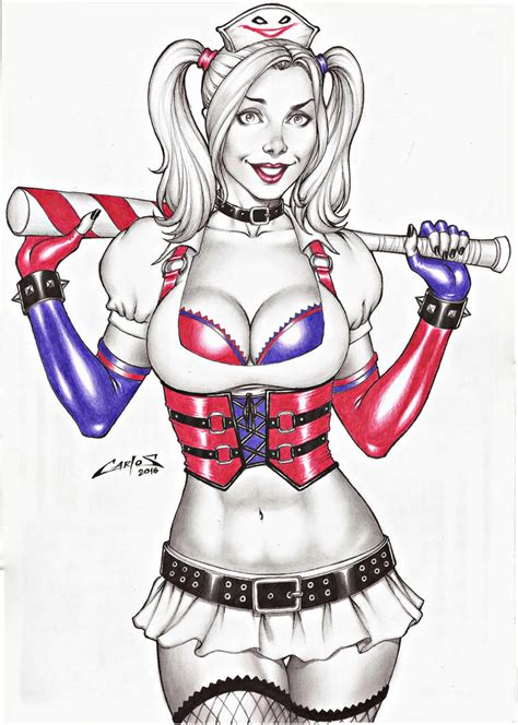 Harley Quinn Sale On E Bay Auction Now By Carlosbragaart80 On