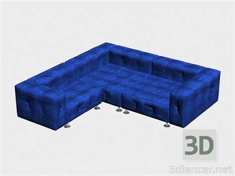 3d Model Modular Corner Sofa Don Corleone 18602