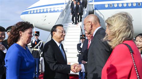 Premier Li Arrives In Netherlands For Official Visit Cgtn