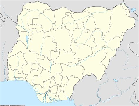 Nigeria Map : Nigeria - Nigeria is bordered by the gulf of guinea, benin to the west, niger to ...