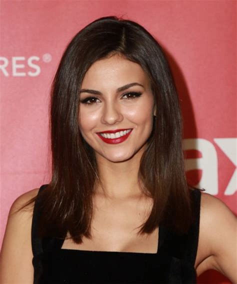 Victoria Justice Long Straight Hairstyle Victoria Justice Hair Side