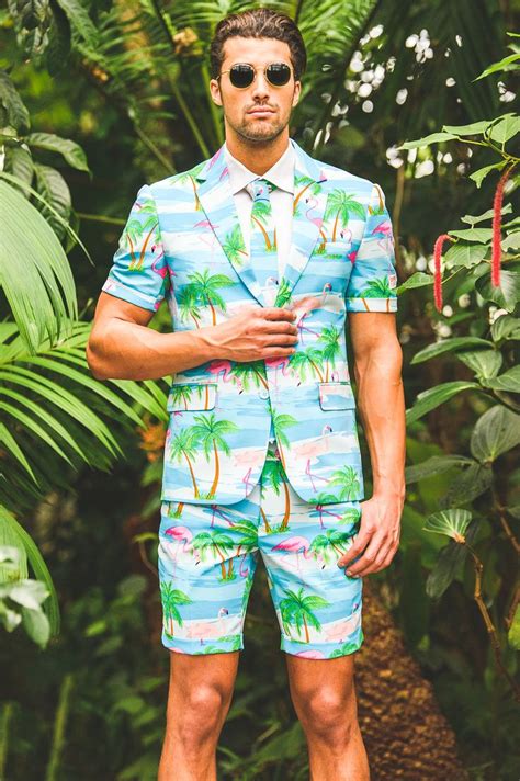 Act Like A Bird Of Paradise With This Summer Tropical Suit From Opposuits The Fabric Is Made