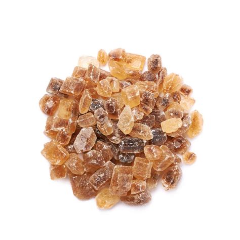 Pile Of Brown Rock Sugar Crystals Stock Photo Image Of Heap