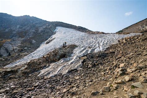 The Melting St Marys Glacier In Colorado Near Idaho Springs