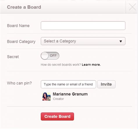 pinterest introducing secret boards