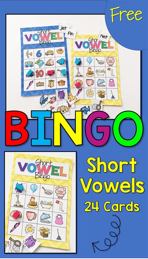 Our collection of online phonics games includes 'phonics memory', 'phonic sound' and 'phonic train,' to name a few, all of which aim to help kids build their language skills. Grab your FREE Short Vowel Bingo game for you classroom ...