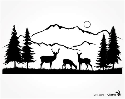 Free 82 Silhouette Mountain Scene Nature Svg Svg Png Eps Dxf File
