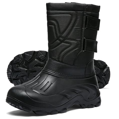 Own Shoe Winter Snow Boots For Men Mid Calf Warm Outdoor Snow Shoes