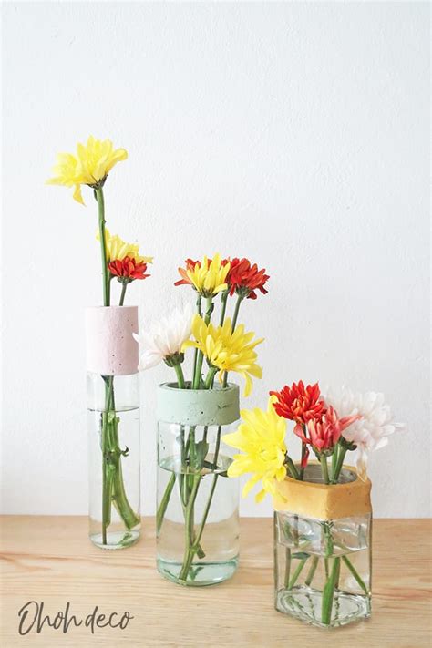 Diy Flower Vase With Concrete A Fun And Easy Tutorial