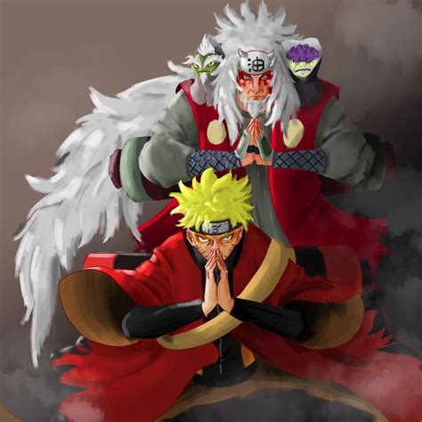 Sage Art Heres My Take On Naruto And Jiraiya Sensei Anime Anime