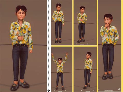 Sims 4 Child Pose Pack