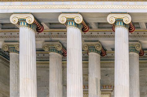 Ionic Columns Of The Academy Of Athens Greece Tumblr Pics