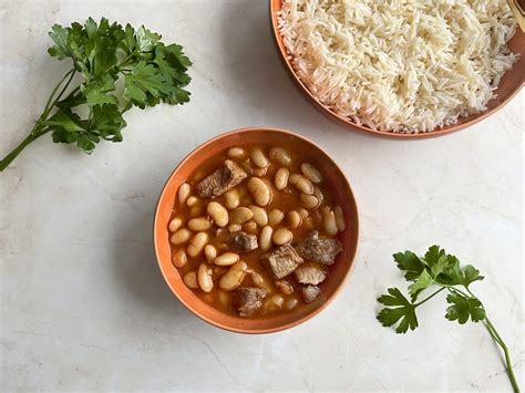 Lebanese Fasolia White Bean Stew • Welcome2jordan