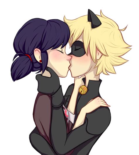 Marichat Kiss By Zoelymoely Miraculous Ladybug Know Your Meme