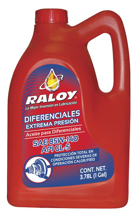 Diferenciales Ep Sae 85w 140 Api Gl 5 Raloy Lubricantes