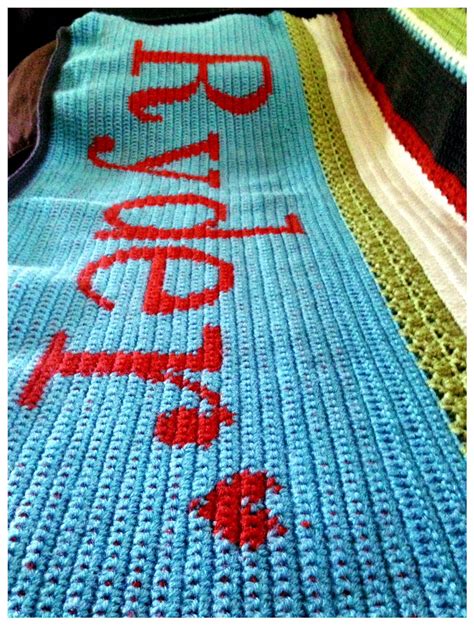 Crochet Baby Blanket With Name Pattern Vanwykrisksolutions