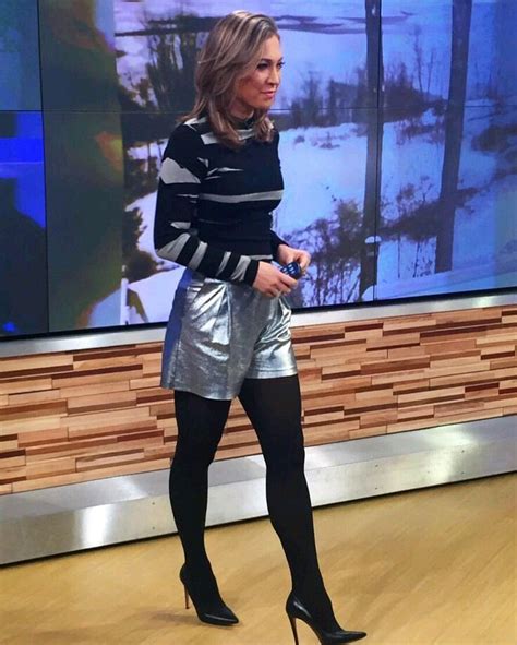 Pin By Ron On Ginger Zee Sport Outfit Woman Ginger Zee Fashion Tights