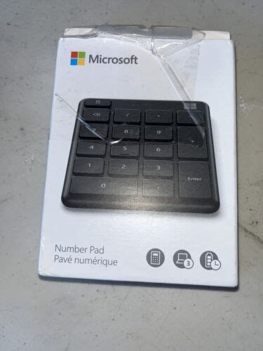 Microsoft Number Pad Black 23o 00016 New Distressed Packaging
