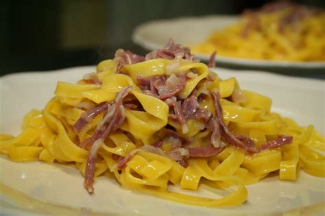 Tagliatelle with Parma Ham, Burro e Prosciutto