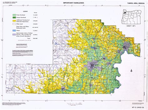 Yamhill Area Land Use Map