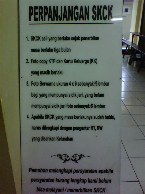 La Mia Giornata: Rp.45.000 untuk Biaya SKCK