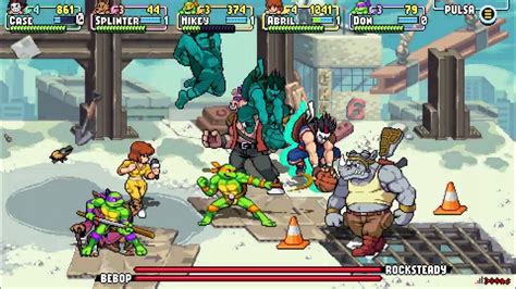 Ninja Turtles Shredders Revenge Bosses Bebop And Rocksteady