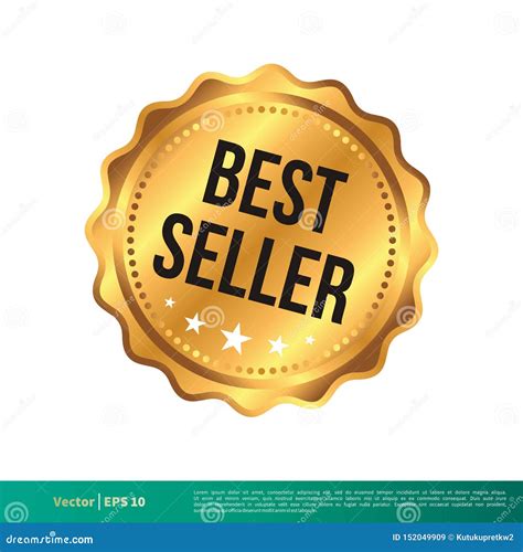 Best Seller Stamp Seal Banner Vector Template Stock Vector