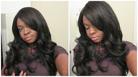 Sexy Hair Outre Dominican Blowout Relaxed Wig Review Youtube