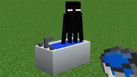 Enderman Washing With Water Youtube