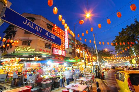 Jalan Alor Famous Food Street In Kuala Lumpur Nocturnal