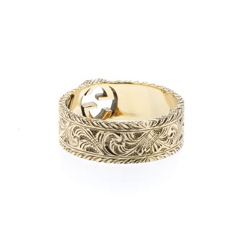 Gucci 18k Gold Interlocking G Ring Oliver Jewellery
