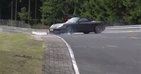 Porsche Boxster Nurburgring Crash Is A Quick Performance Driving Lesson