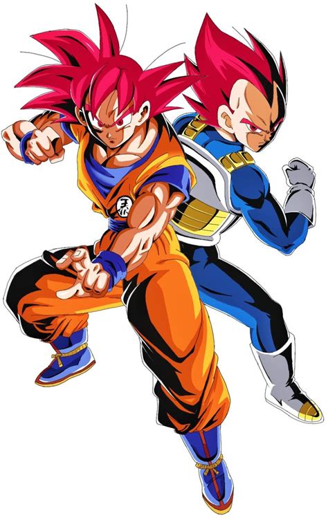 Goku Ssj God And Vegeta Ssj God Universo 7 Anime Dragon Ball Super