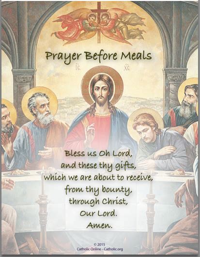 Blessed are you, lord our god, maker of heaven and earth and father of all your people: 25+ bästa Catholic prayer before meals idéerna på Pinterest