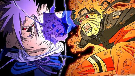 Naruto Vs Sasuke Youtube Banner Anime Hd Wallpaper Pxfuel
