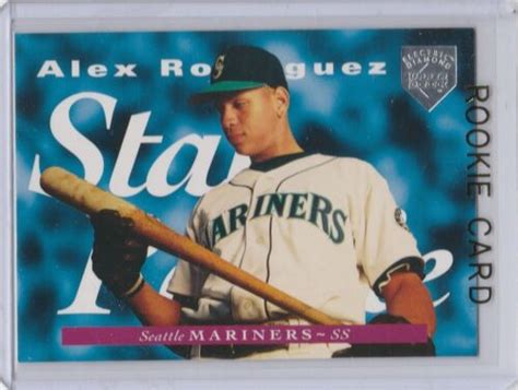 Alex Rodriguez Electric Diamond Arod Rookie Card Upper Deck Baseball M S Star Rc Ebay