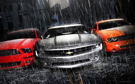 Camaro Dodge Challenger And Mustang Darkcruz360 Wallpaper 31081399