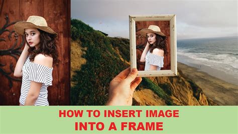 How To Insert Image Into A Frame In Adobe Photoshop Cc Youtube