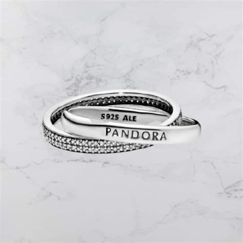 Pandora Promise Ring Sterling Silver And Cubic Zirconia Etsy Uk