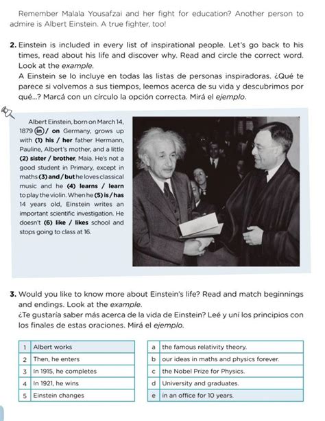 Albert Einstein Activity Live Worksheets
